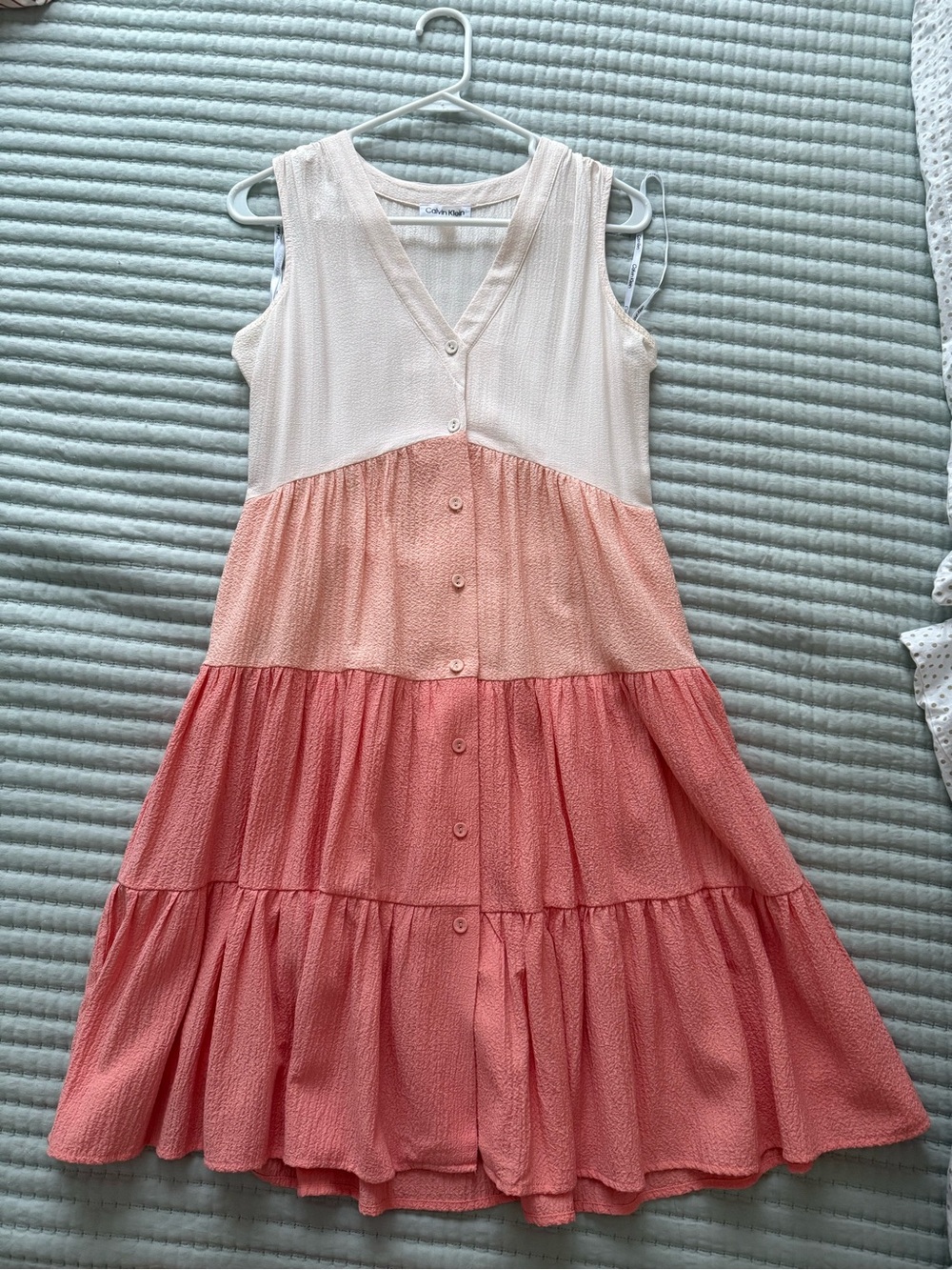 Calvin Klein women’s shades of pink dress